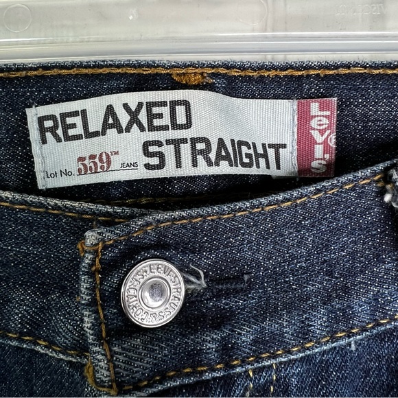 Levi’s 559 Relaxed Straight Fit Jeans in Range Men’s Size 38x30 - Picture 8 of 10
